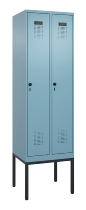 C+P Spind Evolo PLUS 0490307-40 mit Gestell 4 Abt.je 300mm Drehriegel (HxBxT) 2120x1200x815mm 0010/0010