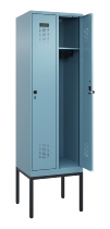 C+P Spind Evolo PLUS 0490307-40 mit Gestell 4 Abt.je 300mm Drehriegel (HxBxT) 2120x1200x815mm 0010/0010