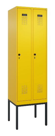 C+P Spind Evolo PLUS 0490307-40 mit Gestell 4 Abt.je 300mm Drehriegel (HxBxT) 2120x1200x815mm 0010/0010