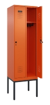 C+P Spind Evolo PLUS 0490307-40 mit Gestell 4 Abt.je 300mm Drehriegel (HxBxT) 2120x1200x815mm 0010/0010