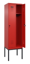 C+P Spind Evolo PLUS 0490307-40 mit Gestell 4 Abt.je 300mm Drehriegel (HxBxT) 2120x1200x815mm 0010/0010