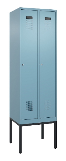 C+P Spind Evolo PLUS 0490307-40 mit Gestell 4 Abt.je 300mm Drehriegel (HxBxT) 2120x1200x815mm 0010/0010