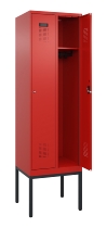 C+P Spind Evolo PLUS 0490307-40 mit Gestell 4 Abt.je 300mm Drehriegel (HxBxT) 2120x1200x815mm 0010/0010