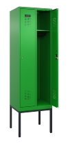 C+P Spind Evolo PLUS 0490307-40 mit Gestell 4 Abt.je 300mm Drehriegel (HxBxT) 2120x1200x815mm 0010/0010