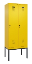 C+P Spind Evolo PLUS 0490307-40 mit Gestell 4 Abt.je 300mm Drehriegel (HxBxT) 2120x1200x815mm 0010/0010