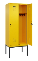 C+P Spind Evolo PLUS 0490307-40 mit Gestell 4 Abt.je 300mm Drehriegel (HxBxT) 2120x1200x815mm 0010/0010