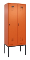 C+P Spind Evolo PLUS 0490307-40 mit Gestell 4 Abt.je 300mm Drehriegel (HxBxT) 2120x1200x815mm 0010/0010