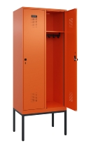C+P Spind Evolo PLUS 0490307-40 mit Gestell 4 Abt.je 300mm Drehriegel (HxBxT) 2120x1200x815mm 0010/0010