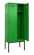 C+P Spind Evolo PLUS 0490307-40 mit Gestell 4 Abt.je 300mm Drehriegel (HxBxT) 2120x1200x815mm 0010/0010