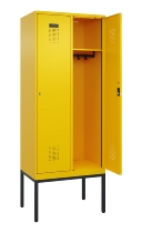 C+P Spind Evolo PLUS 0490307-40 mit Gestell 4 Abt.je 300mm Drehriegel (HxBxT) 2120x1200x815mm 0010/0010