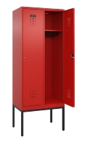 C+P Spind Evolo PLUS 0490307-40 mit Gestell 4 Abt.je 300mm Drehriegel (HxBxT) 2120x1200x815mm 0010/0010