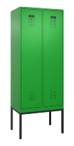 C+P Spind Evolo PLUS 0490307-40 mit Gestell 4 Abt.je 300mm Drehriegel (HxBxT) 2120x1200x815mm 0010/0010