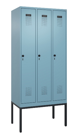 C+P Spind Evolo PLUS 0490307-40 mit Gestell 4 Abt.je 300mm Drehriegel (HxBxT) 2120x1200x815mm 0010/0010