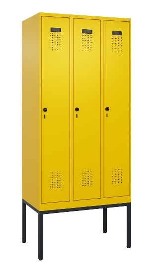 C+P Spind Evolo PLUS 0490307-40 mit Gestell 4 Abt.je 300mm Drehriegel (HxBxT) 2120x1200x815mm 0010/0010