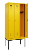 C+P Spind Evolo PLUS 0490307-40 mit Gestell 4 Abt.je 300mm Drehriegel (HxBxT) 2120x1200x815mm 0010/0010