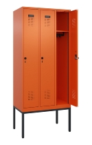 C+P Spind Evolo PLUS 0490307-40 mit Gestell 4 Abt.je 300mm Drehriegel (HxBxT) 2120x1200x815mm 0010/0010