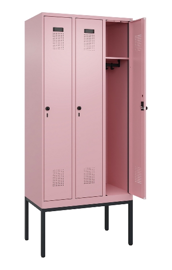 C+P Spind Evolo PLUS 0490307-40 mit Gestell 4 Abt.je 300mm Drehriegel (HxBxT) 2120x1200x815mm 0010/0010