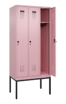C+P Spind Evolo PLUS 0490307-40 mit Gestell 4 Abt.je 300mm Drehriegel (HxBxT) 2120x1200x815mm 0010/0010