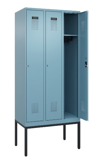 C+P Spind Evolo PLUS 0490307-40 mit Gestell 4 Abt.je 300mm Drehriegel (HxBxT) 2120x1200x815mm 0010/0010