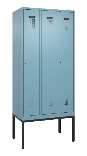 C+P Spind Evolo PLUS 0490307-40 mit Gestell 4 Abt.je 300mm Drehriegel (HxBxT) 2120x1200x815mm 0010/0010