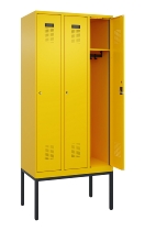 C+P Spind Evolo PLUS 0490307-40 mit Gestell 4 Abt.je 300mm Drehriegel (HxBxT) 2120x1200x815mm 0010/0010