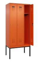 C+P Spind Evolo PLUS 0490307-40 mit Gestell 4 Abt.je 300mm Drehriegel (HxBxT) 2120x1200x815mm 0010/0010