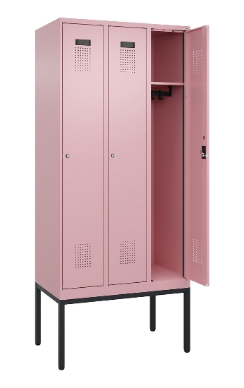 C+P Spind Evolo PLUS 0490307-40 mit Gestell 4 Abt.je 300mm Drehriegel (HxBxT) 2120x1200x815mm 0010/0010