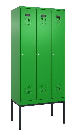 C+P Spind Evolo PLUS 0490307-40 mit Gestell 4 Abt.je 300mm Drehriegel (HxBxT) 2120x1200x815mm 0010/0010