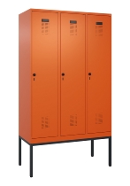 C+P Spind Evolo PLUS 0490307-40 mit Gestell 4 Abt.je 300mm Drehriegel (HxBxT) 2120x1200x815mm 0010/0010