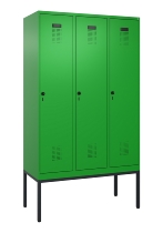 C+P Spind Evolo PLUS 0490307-40 mit Gestell 4 Abt.je 300mm Drehriegel (HxBxT) 2120x1200x815mm 0010/0010