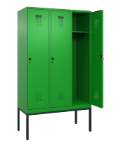 C+P Spind Evolo PLUS 0490307-40 mit Gestell 4 Abt.je 300mm Drehriegel (HxBxT) 2120x1200x815mm 0010/0010