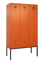 C+P Spind Evolo PLUS 0490307-40 mit Gestell 4 Abt.je 300mm Drehriegel (HxBxT) 2120x1200x815mm 0010/0010
