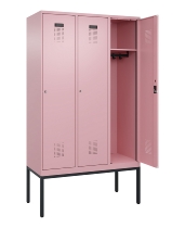 C+P Spind Evolo PLUS 0490307-40 mit Gestell 4 Abt.je 300mm Drehriegel (HxBxT) 2120x1200x815mm 0010/0010
