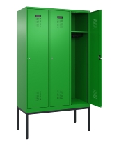 C+P Spind Evolo PLUS 0490307-40 mit Gestell 4 Abt.je 300mm Drehriegel (HxBxT) 2120x1200x815mm 0010/0010