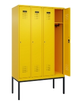 C+P Spind Evolo PLUS 0490307-40 mit Gestell 4 Abt.je 300mm Drehriegel (HxBxT) 2120x1200x815mm 0010/0010