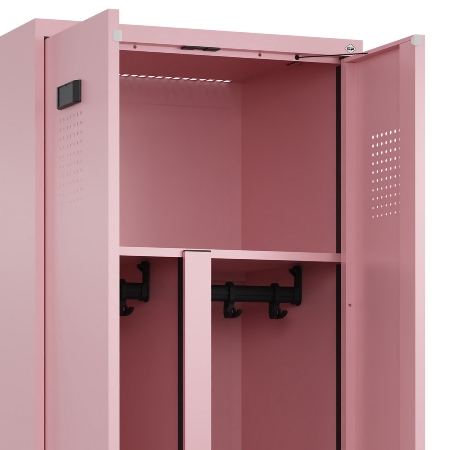C+P PSA Doppel-Spind Evolo PLUS 0490327-22 mit Gestell 2 Abt.je 400mm Drehriegel (HxBxT) 2120x800x815mm 3020/3020