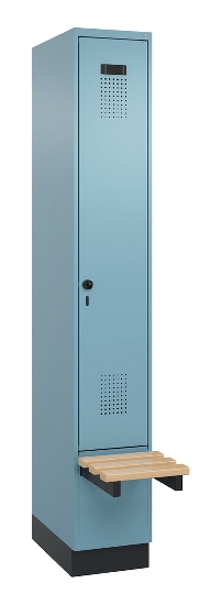 C+P Spind Evolo PLUS 049040-20 integrierte Bank 2 Abt.je 300mm Zylinder (HxBxT) 1950x600x815mm 3015/3015