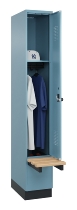 C+P Spind Evolo PLUS 049040-20 integrierte Bank 2 Abt.je 300mm Zylinder (HxBxT) 1950x600x815mm 3015/3015