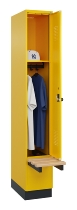 C+P Spind Evolo PLUS 049040-20 integrierte Bank 2 Abt.je 300mm Zylinder (HxBxT) 1950x600x815mm 3015/3015