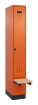 C+P Spind Evolo PLUS 049040-20 integrierte Bank 2 Abt.je 300mm Zylinder (HxBxT) 1950x600x815mm 3015/3015