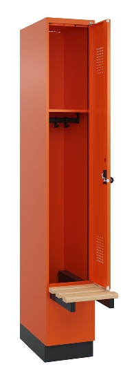 C+P Spind Evolo PLUS 049040-20 integrierte Bank 2 Abt.je 300mm Zylinder (HxBxT) 1950x600x815mm 3015/3015