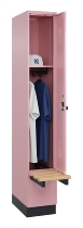 C+P Spind Evolo PLUS 049040-20 integrierte Bank 2 Abt.je 300mm Zylinder (HxBxT) 1950x600x815mm 3015/3015