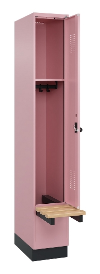 C+P Spind Evolo PLUS 049040-20 integrierte Bank 2 Abt.je 300mm Zylinder (HxBxT) 1950x600x815mm 3015/3015