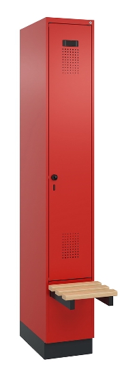 C+P Spind Evolo PLUS 049040-20 integrierte Bank 2 Abt.je 300mm Zylinder (HxBxT) 1950x600x815mm 3015/3015
