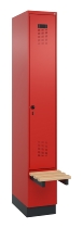 C+P Spind Evolo PLUS 049040-20 integrierte Bank 2 Abt.je 300mm Zylinder (HxBxT) 1950x600x815mm 3015/3015