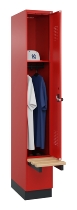 C+P Spind Evolo PLUS 049040-20 integrierte Bank 2 Abt.je 300mm Zylinder (HxBxT) 1950x600x815mm 3015/3015