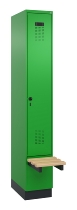 C+P Spind Evolo PLUS 049040-20 integrierte Bank 2 Abt.je 300mm Zylinder (HxBxT) 1950x600x815mm 3015/3015