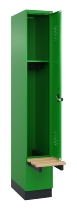 C+P Spind Evolo PLUS 049040-20 integrierte Bank 2 Abt.je 300mm Zylinder (HxBxT) 1950x600x815mm 3015/3015