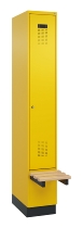 C+P Spind Evolo PLUS 049040-20 integrierte Bank 2 Abt.je 300mm Zylinder (HxBxT) 1950x600x815mm 3015/3015