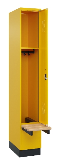 C+P Spind Evolo PLUS 049040-20 integrierte Bank 2 Abt.je 300mm Zylinder (HxBxT) 1950x600x815mm 3015/3015
